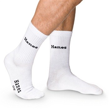 Hanes Men's Sports Socks 2-pack * Fri Frakt *