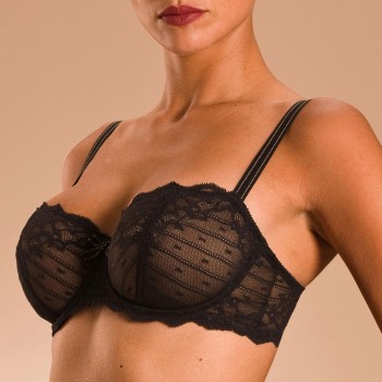 Chantelle Rive Gauche Demi Bra Black * Fri Frakt *