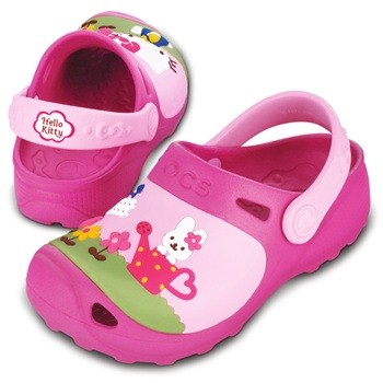 Crocs Hello Kitty Custom Kids * Fri Frakt *