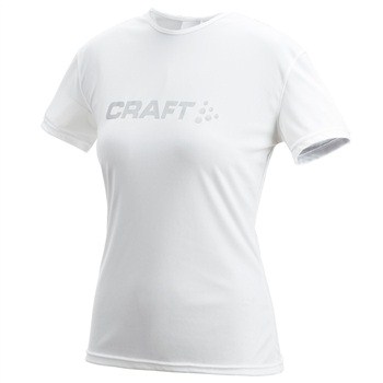 Craft AR Logo Tee Women White * Fri Frakt *