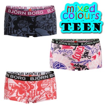 Björn Borg Mini Shorts Teen Mix * Fri Frakt * * Kampanj *