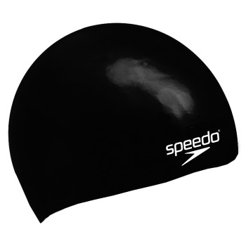 Speedo Moulded Cap Junior Black * Fri Frakt *