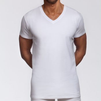 Gant Premium Basic CS T-Shirt V-neck White