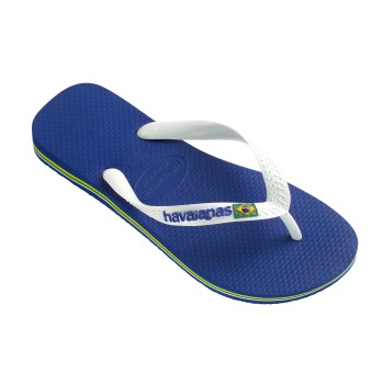 Havaianas Brasil Logo Marine Blue * Fri Frakt *