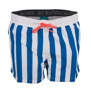 Björn Borg Swim Shorts Block Stripe Skydiver * Fri Frakt *