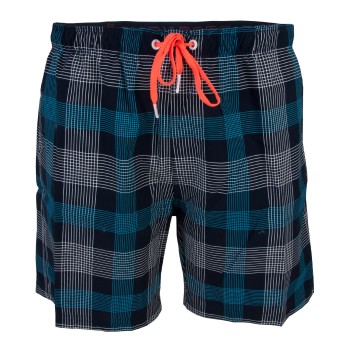 Björn Borg Swim Shorts Pencil Check Black Iris * Fri Frakt *