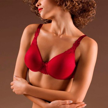 Chantelle Hedona Underwired Bra Red * Fri Frakt *