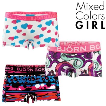 Björn Borg Mini Shorts For Girls Mix * Fri Frakt * * Kampanj *