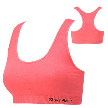 StayInPlace Line Seamless Bra A/B Corall * Fri Frakt *