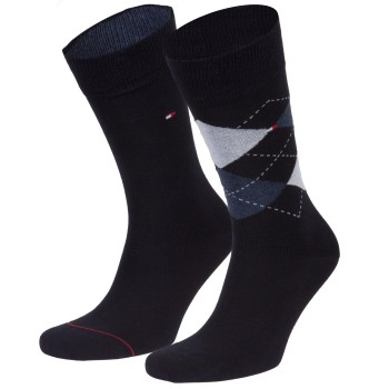 Tommy Hilfiger Men Sock Check 2-pack * Fri Frakt *