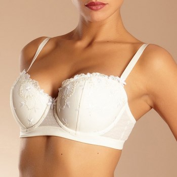 Chantelle Palais Royal Padded Demi Bra Vanilla * Fri Frakt *