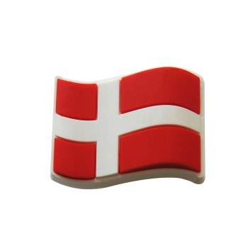 Crocs Jibbitz Denmark Flag * Fri Frakt *