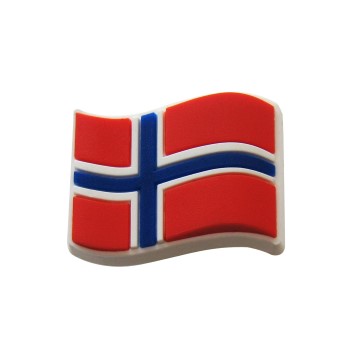Crocs Jibbitz Norway Flag * Fri Frakt *