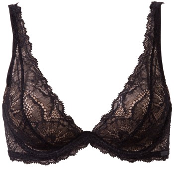 Calvin Klein Black Provocative Plunge Bra * Fri Frakt *