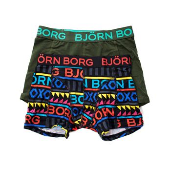 Björn Borg Boys Tribal Ink Shorts Black 2-pack