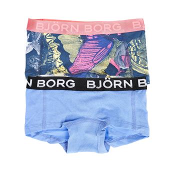 Björn Borg Girls Mini Shorts BB Garden Solids 2-pack