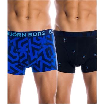 Björn Borg Labyrint Short Shorts Black Blue 2-pack