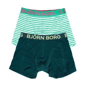 Björn Borg Summer Stripe Shorts Bright Green 2-pack