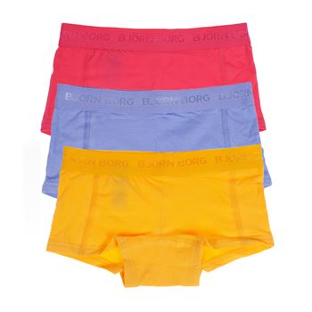 Björn Borg Girl Mini Shorts Blazing Orange 3-pack