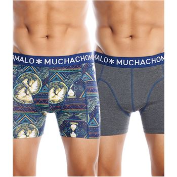 Muchachomalo Never Boxer Navy 2-pack