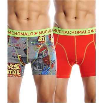 Muchachomalo West Boxer Red 2-pack