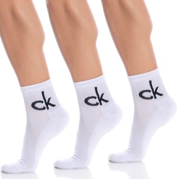 Calvin Klein Logo Quarter Socks 3-pack