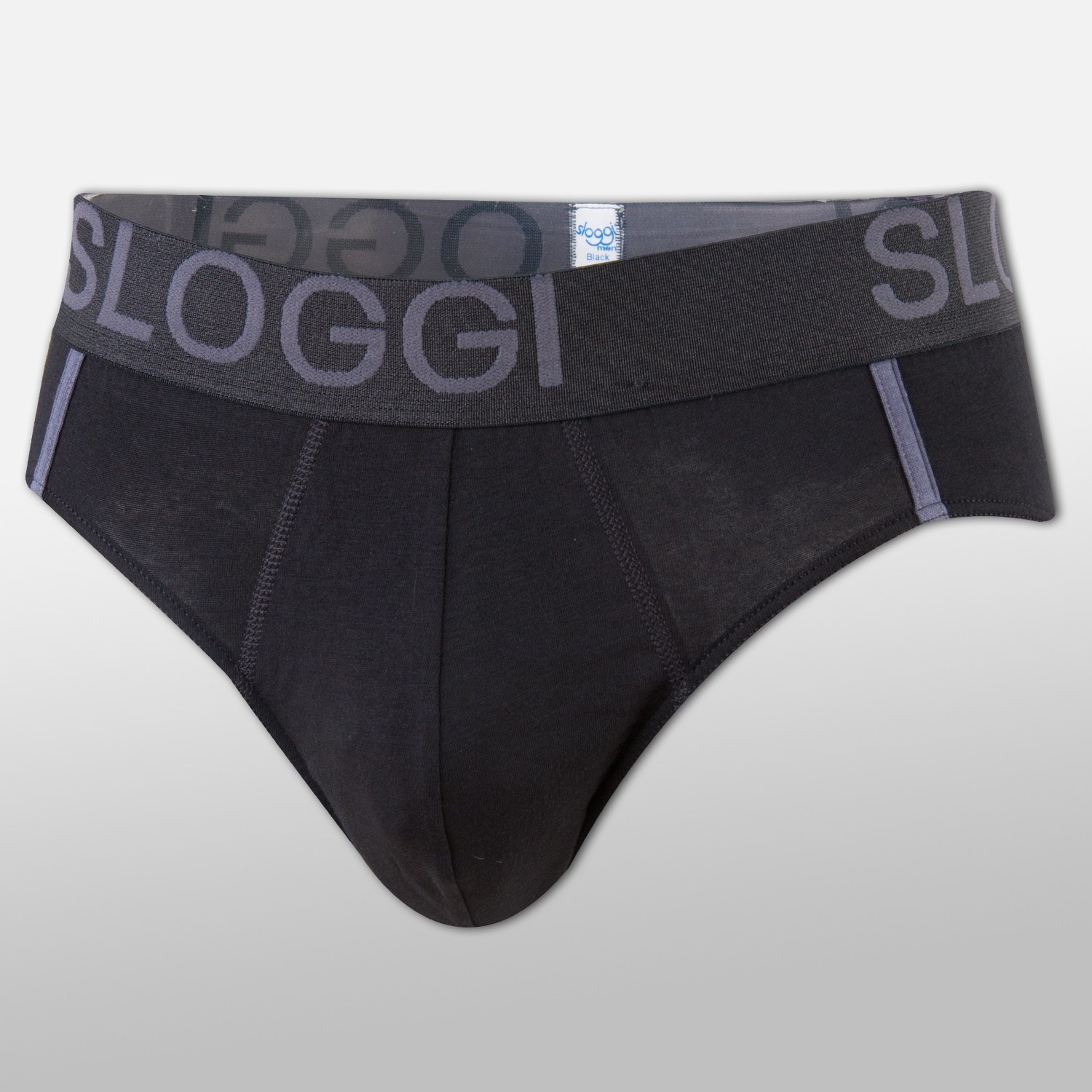 2Pack Sloggi For Men Black Midi Midi Trunks Underwear Timarco