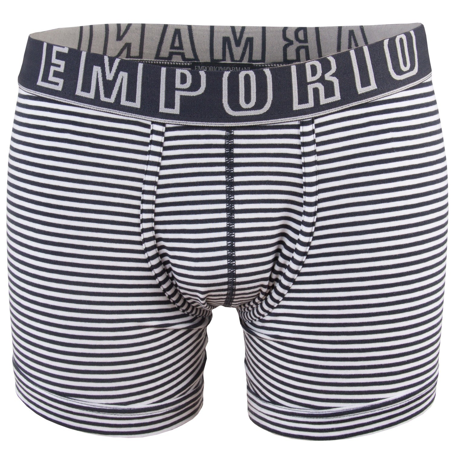 Armani SC 110998 1S545 Stripe Boxer Trunks Underwear Emporio Armani Timarco.co.uk