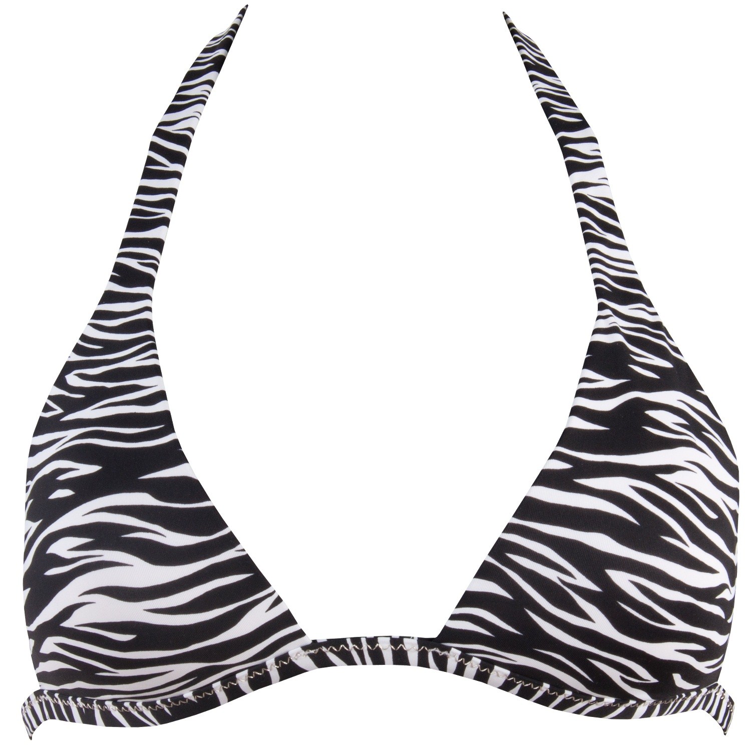 Calvin Klein Zebra Padded Halter Top Gewatteerd Bikini's