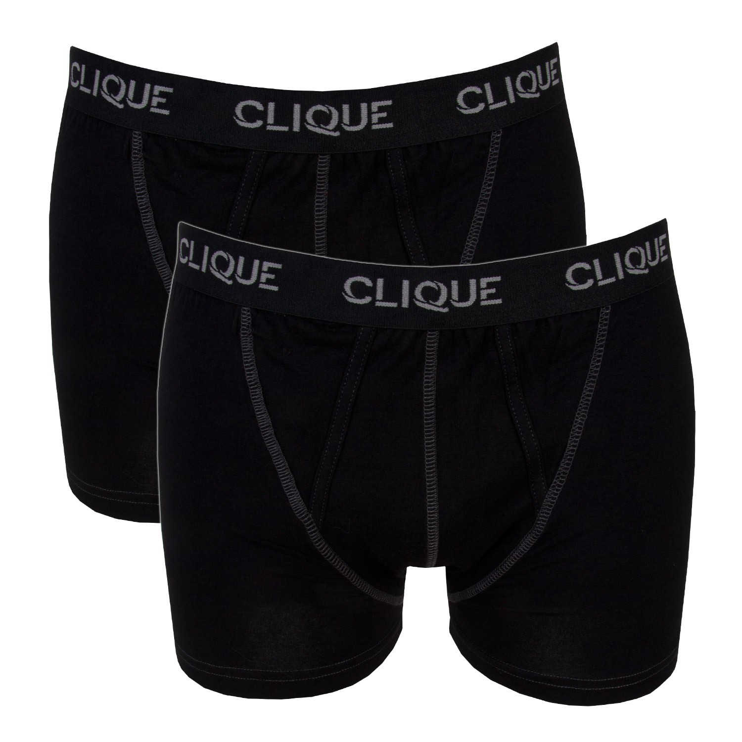 Download 2-Pack Clique Short Boxer Black 035054-99 - Boxer - Trunks ...