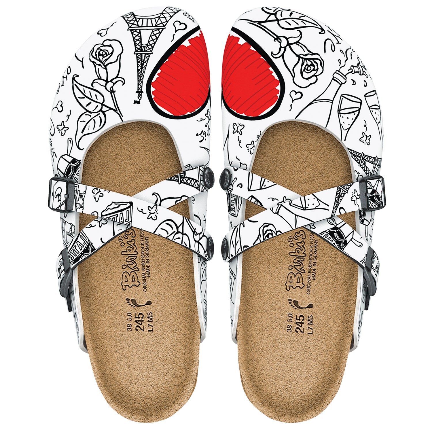 Birkenstock Dorian Valentine White With 