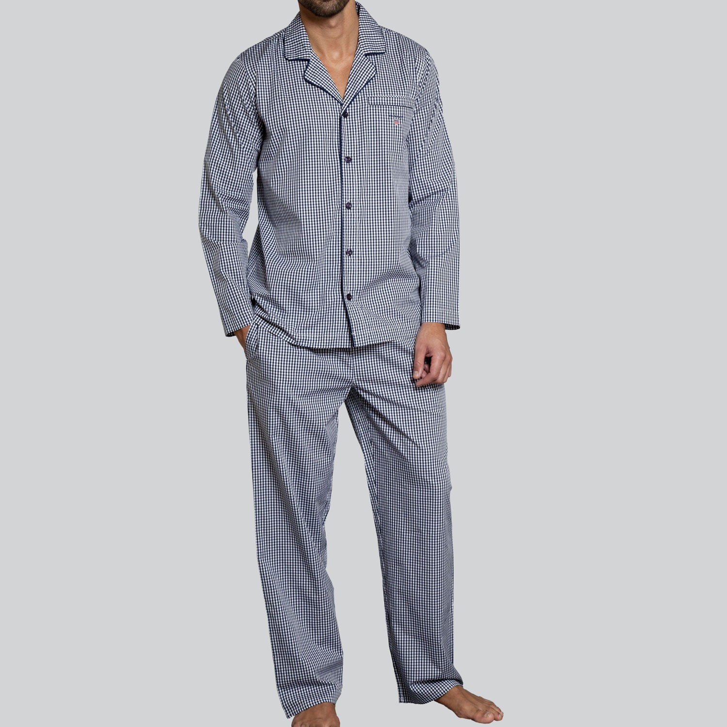 Gant Pyjama Set Gingham - Nightwear - Underwear - Timarco.co.uk