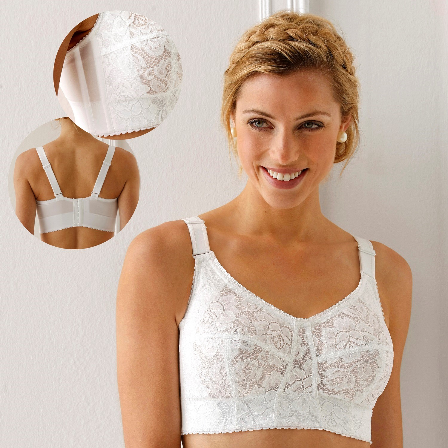 Miss Soft Cup Lace-Bra B-D - Bras - Underwear -