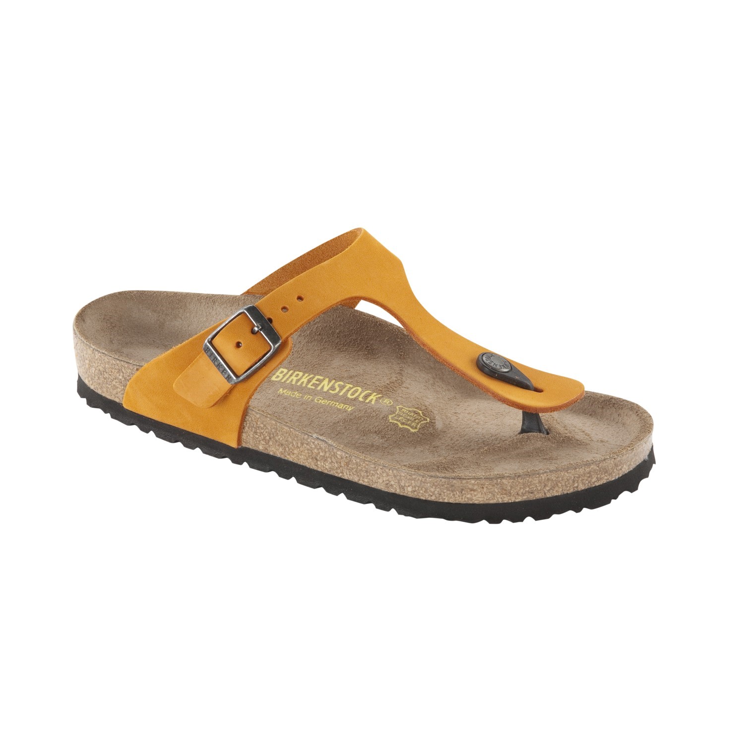 orange birkenstocks