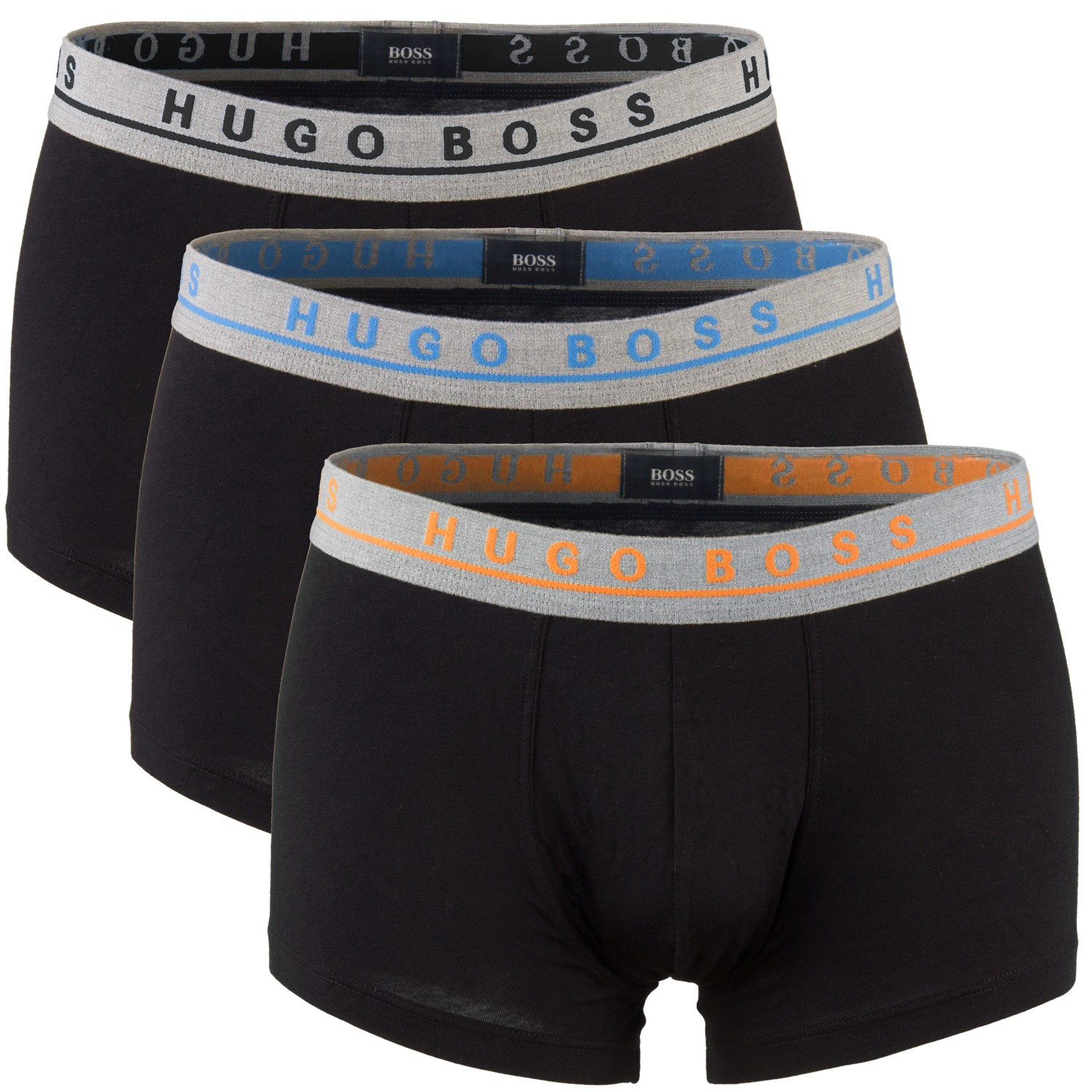 3-Pack Hugo Boss Cotton Stretch Boxers BM - Boxer - Trunks - Underwear ...