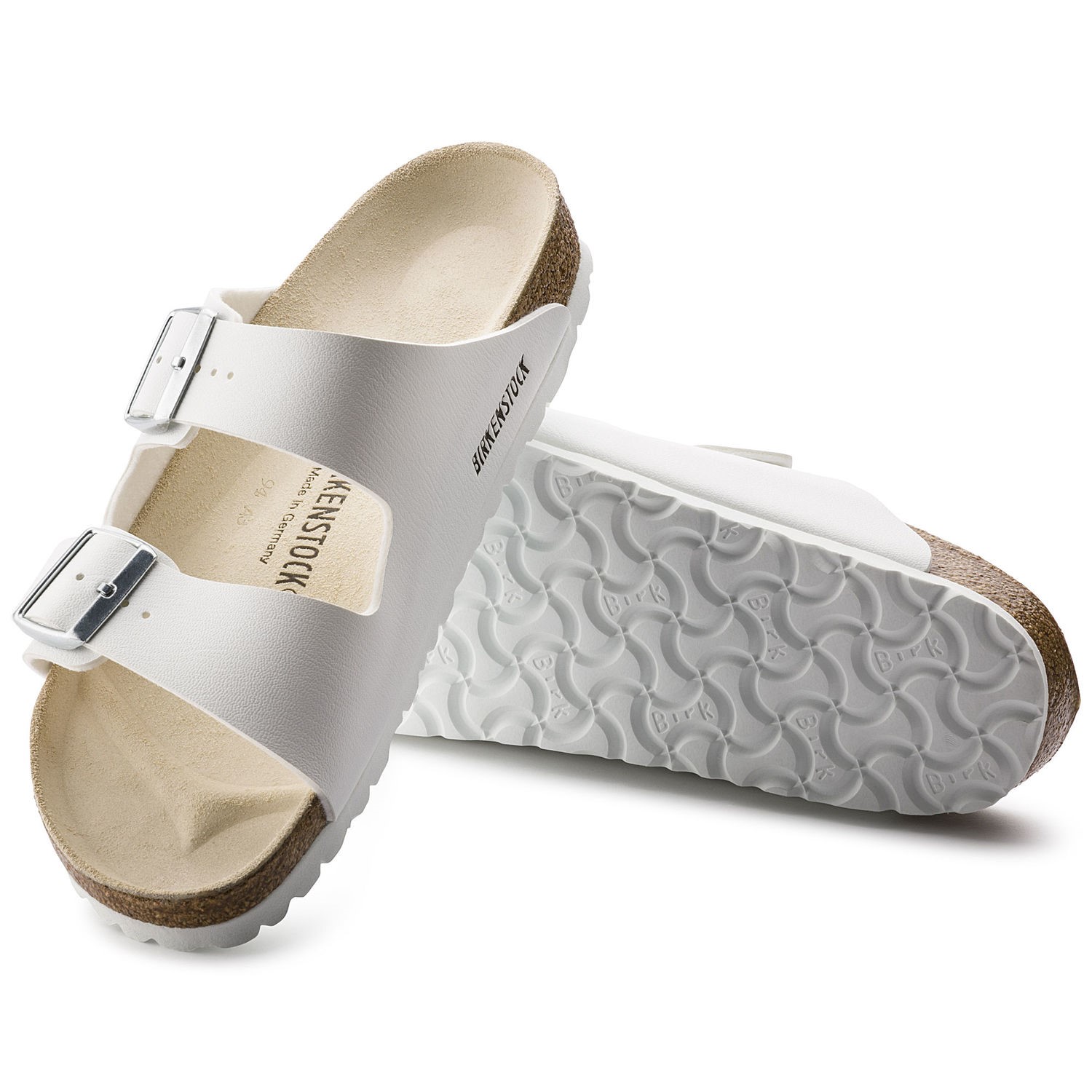 white birkenstocks soft footbed