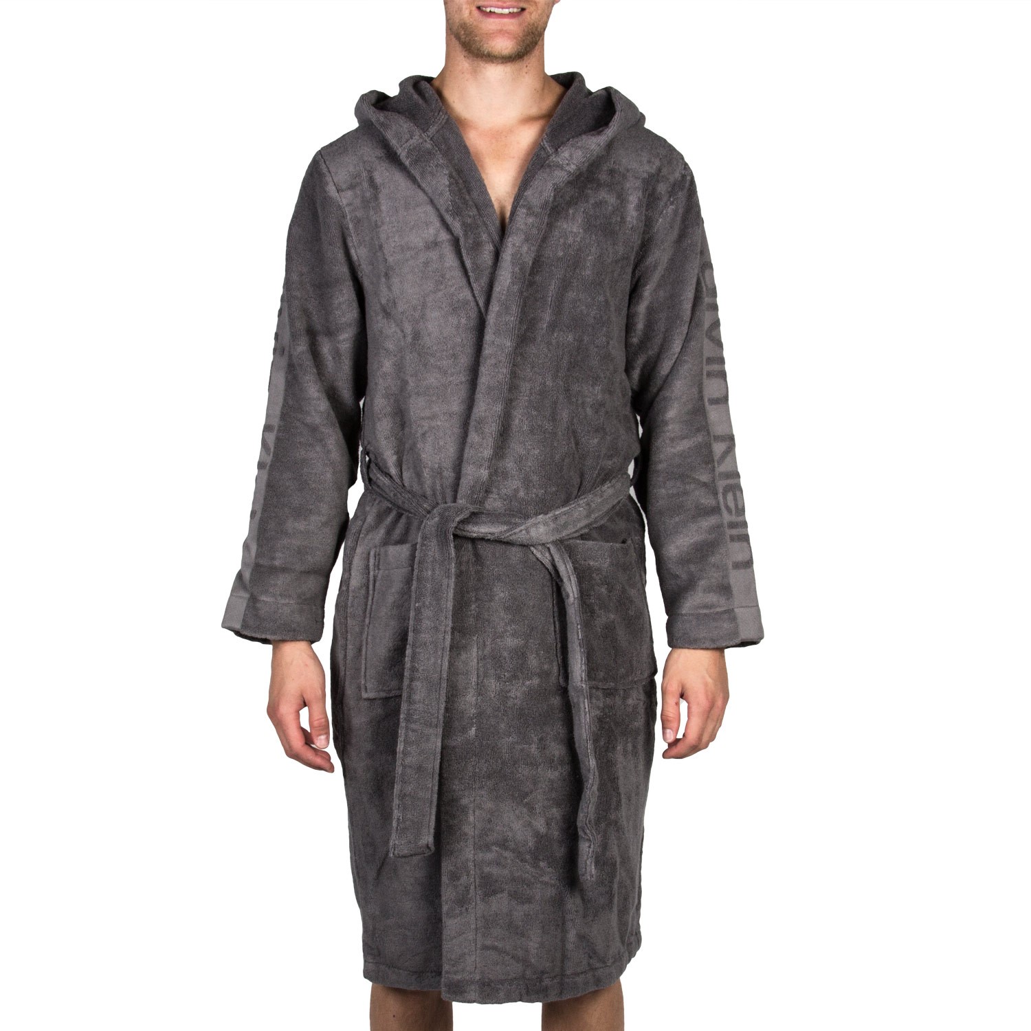 Calvin Klein Loungewear Terry Logo Robe - Robes - Loungewear ...