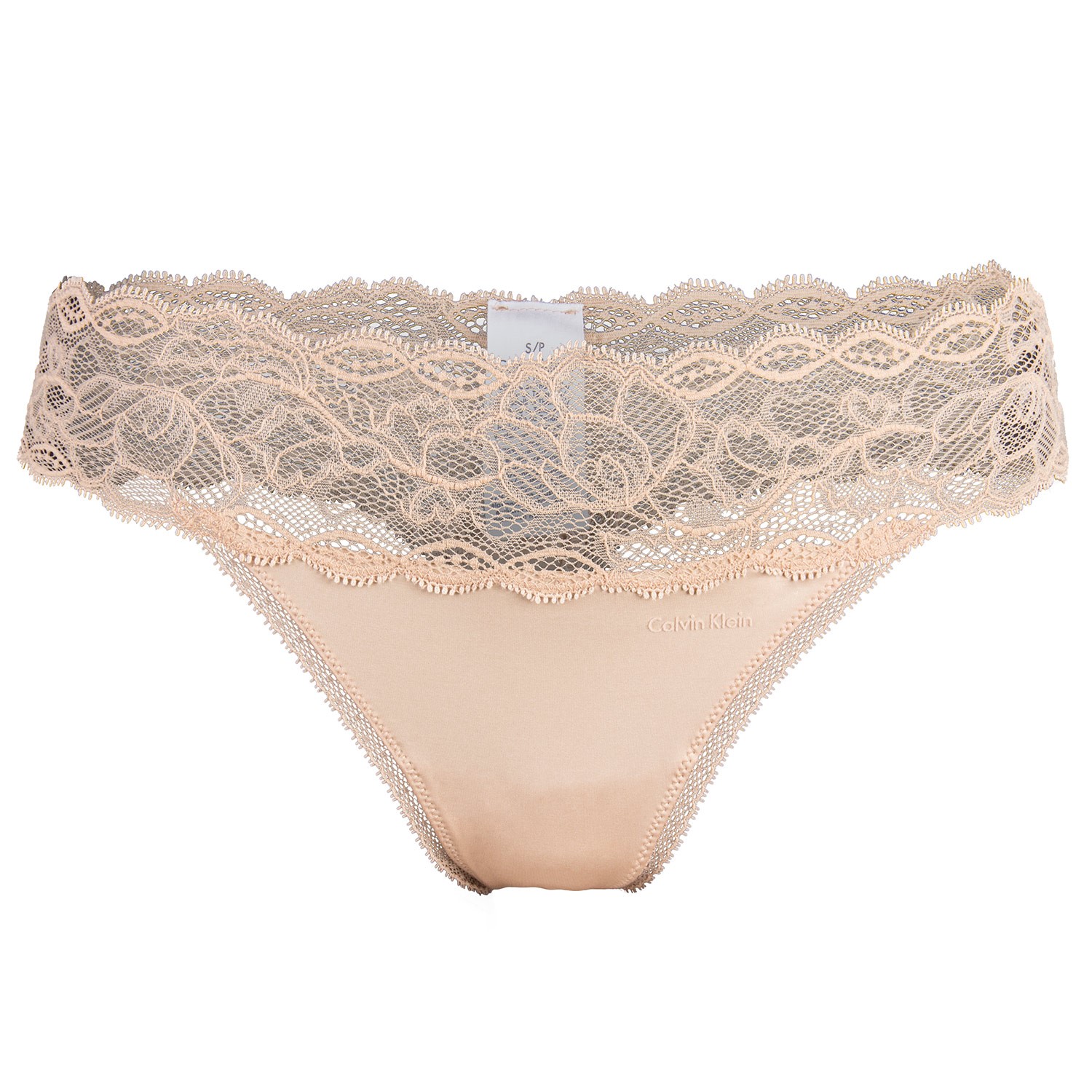 Calvin Klein Seductive Comfort With Lace Thong Thong Briefs