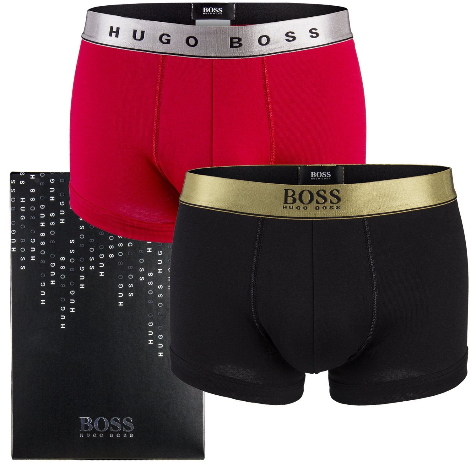 2-Pack Hugo Boss Trunk Gift Box - Boxer 