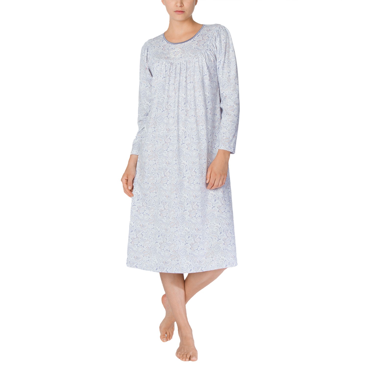 Calida Soft Cotton Long Sleeve Nightgown 33000 