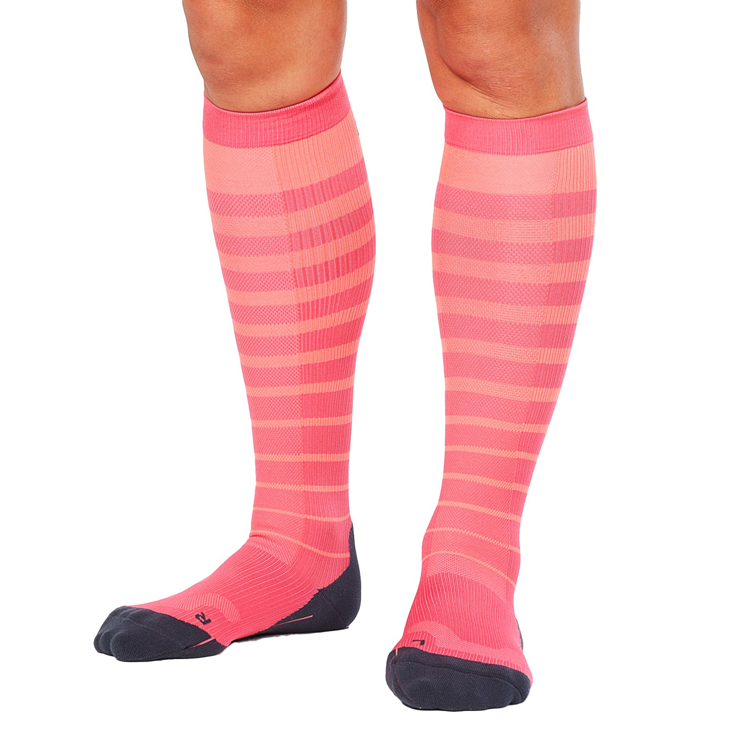 2XU Striped Run Compression Socks Women - Functional/support socks - Socks - - Timarco.eu