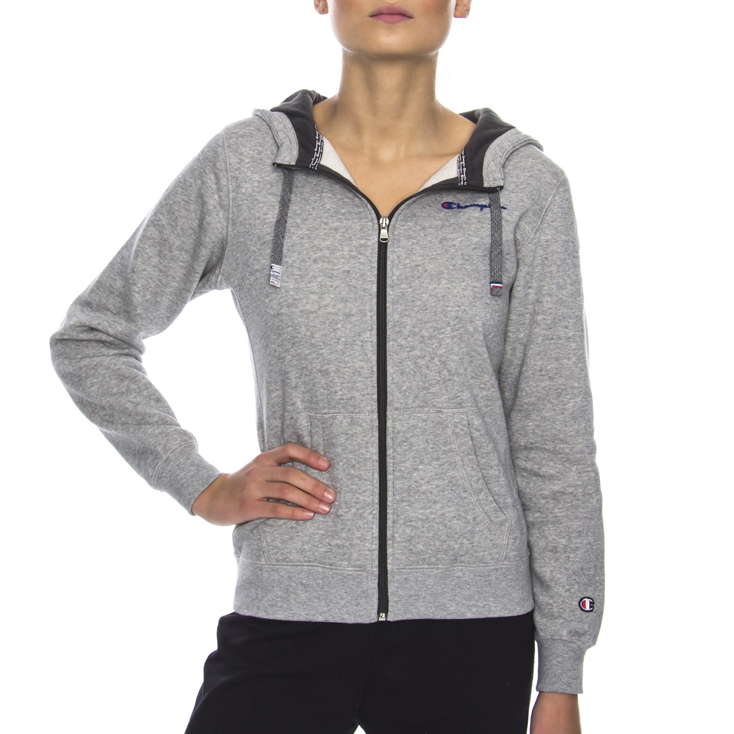Champion Hooded Full Zip Sweatshirt W Pullover Kleidung Champion HOODED FULL ZIP SWEATSHIRT | sportisimo.at