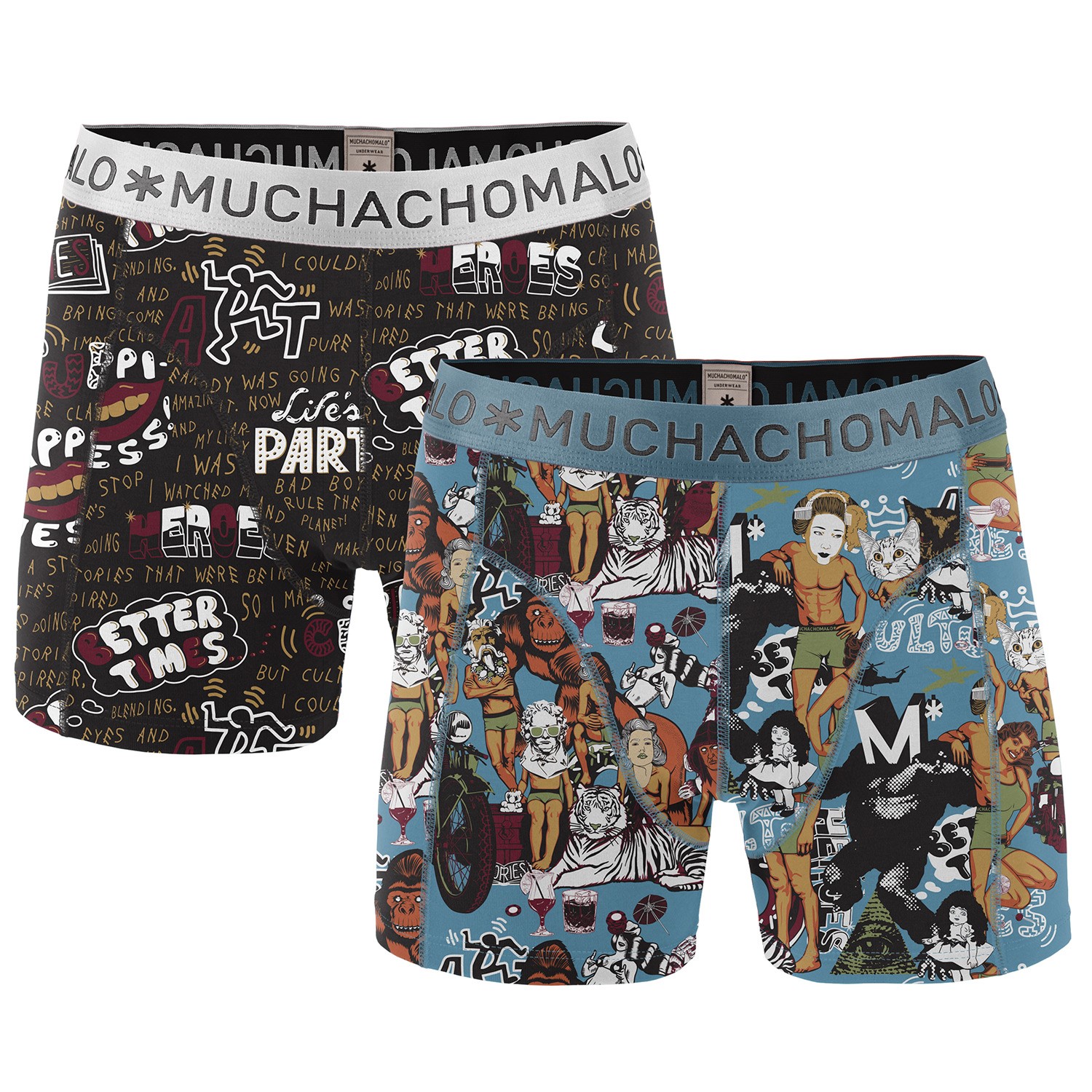 2-Pack Muchachomalo Mucha Boxer - Boxer - Trunks - Underwear - Timarco.eu