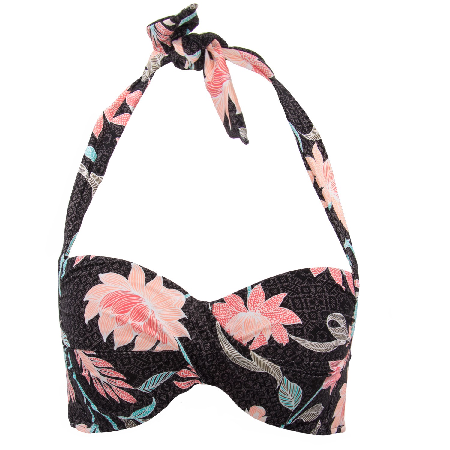 Seafolly Bali Hai Twist Soft Cup Halter Bikini Top Halterneck