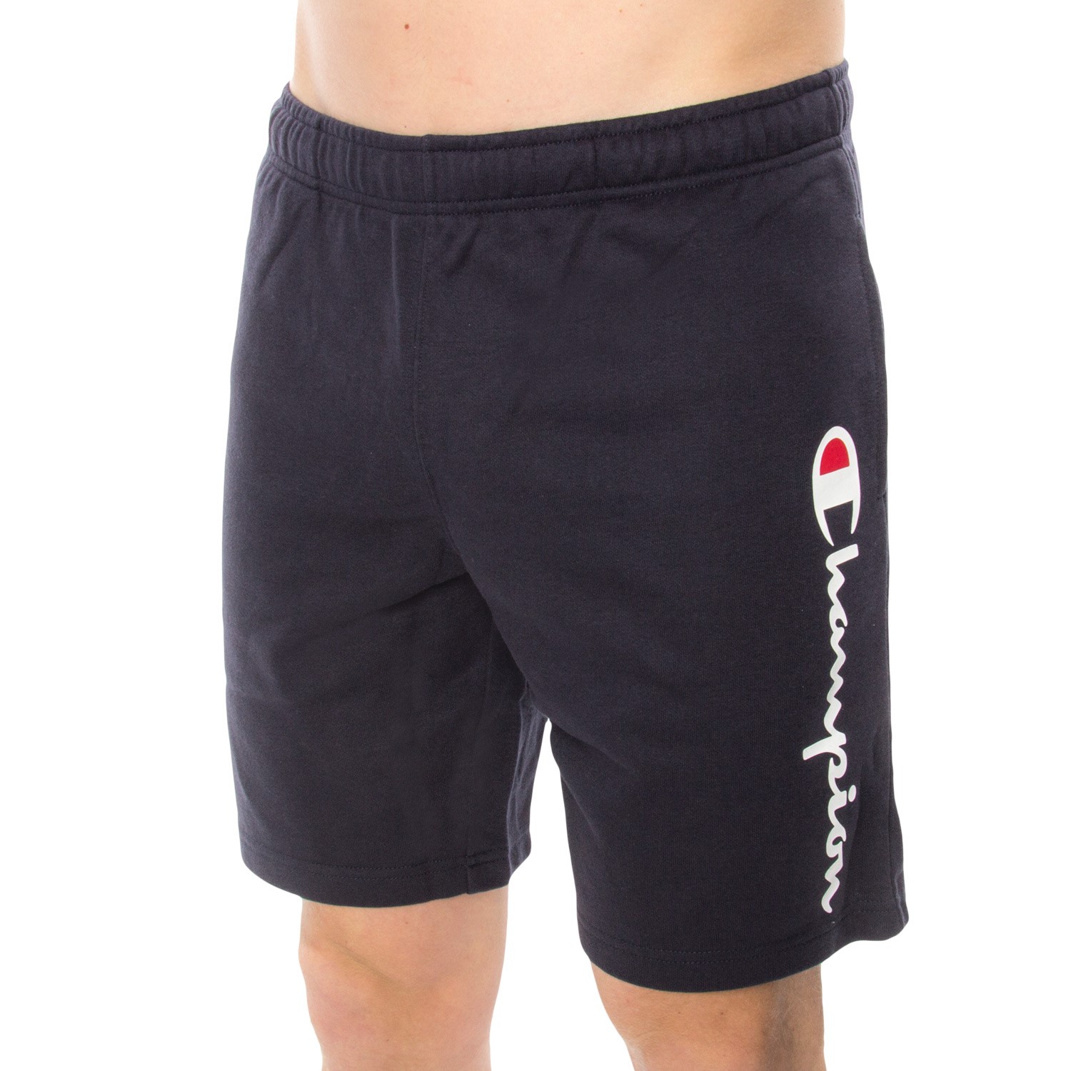 champion big logo shorts