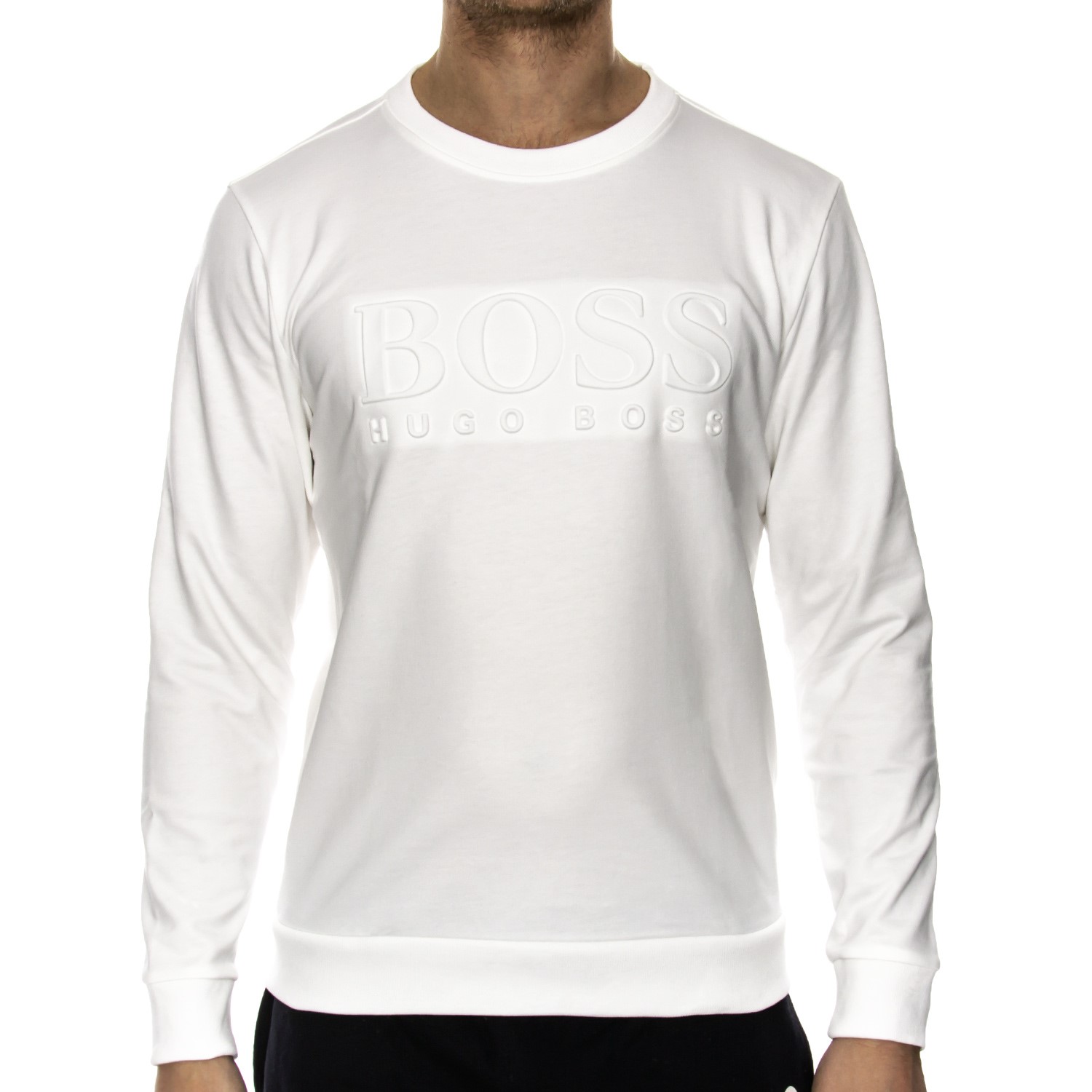 boss heritage logo sweatshirt