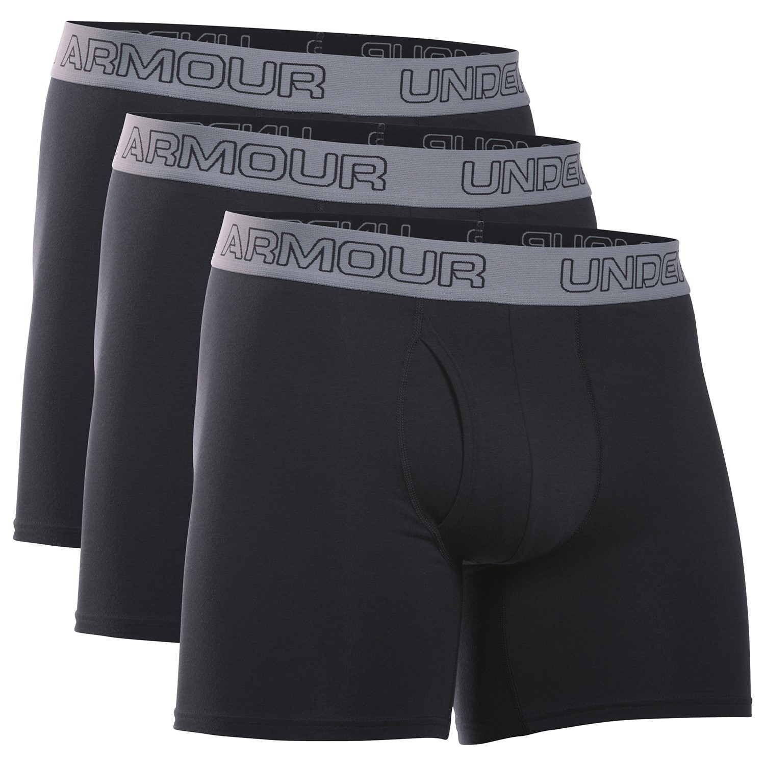 3-Pack Under Armour Charged Cotton Stretch Boxerjock - Boxer - Trunks ...