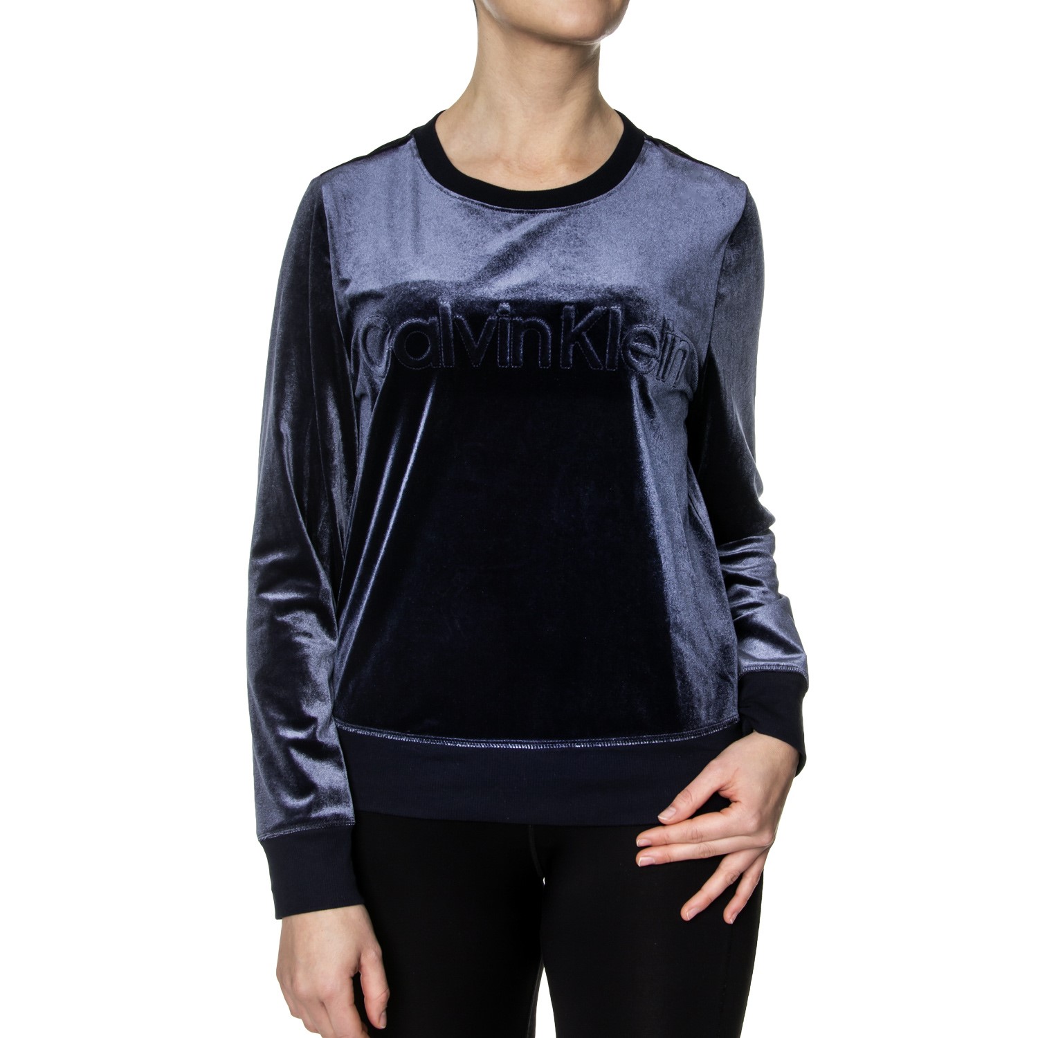 calvin klein velour hoodie