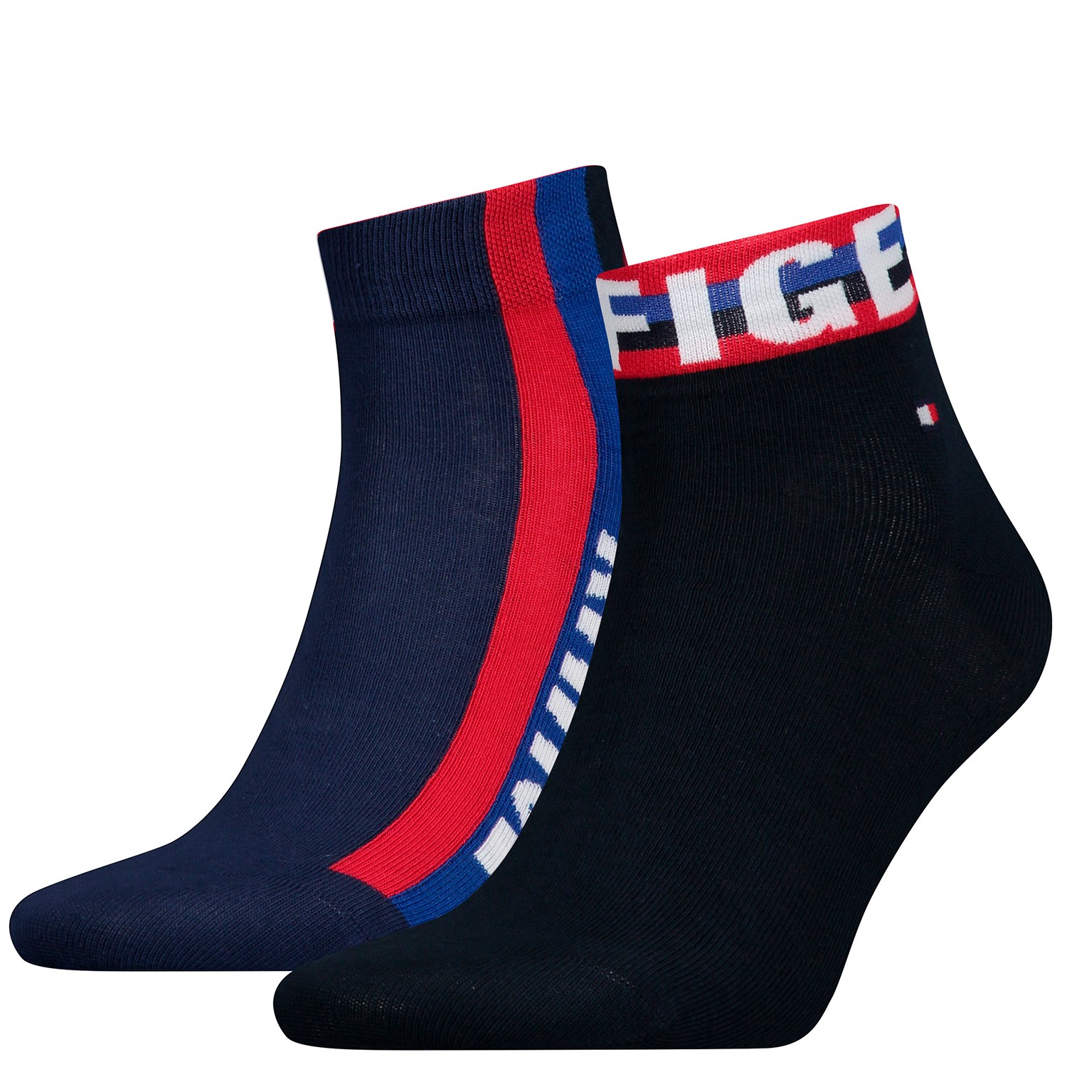 2-Pack Tommy Hilfiger Men Hilfiger Quarter Sock - Ankle socks - Socks ...