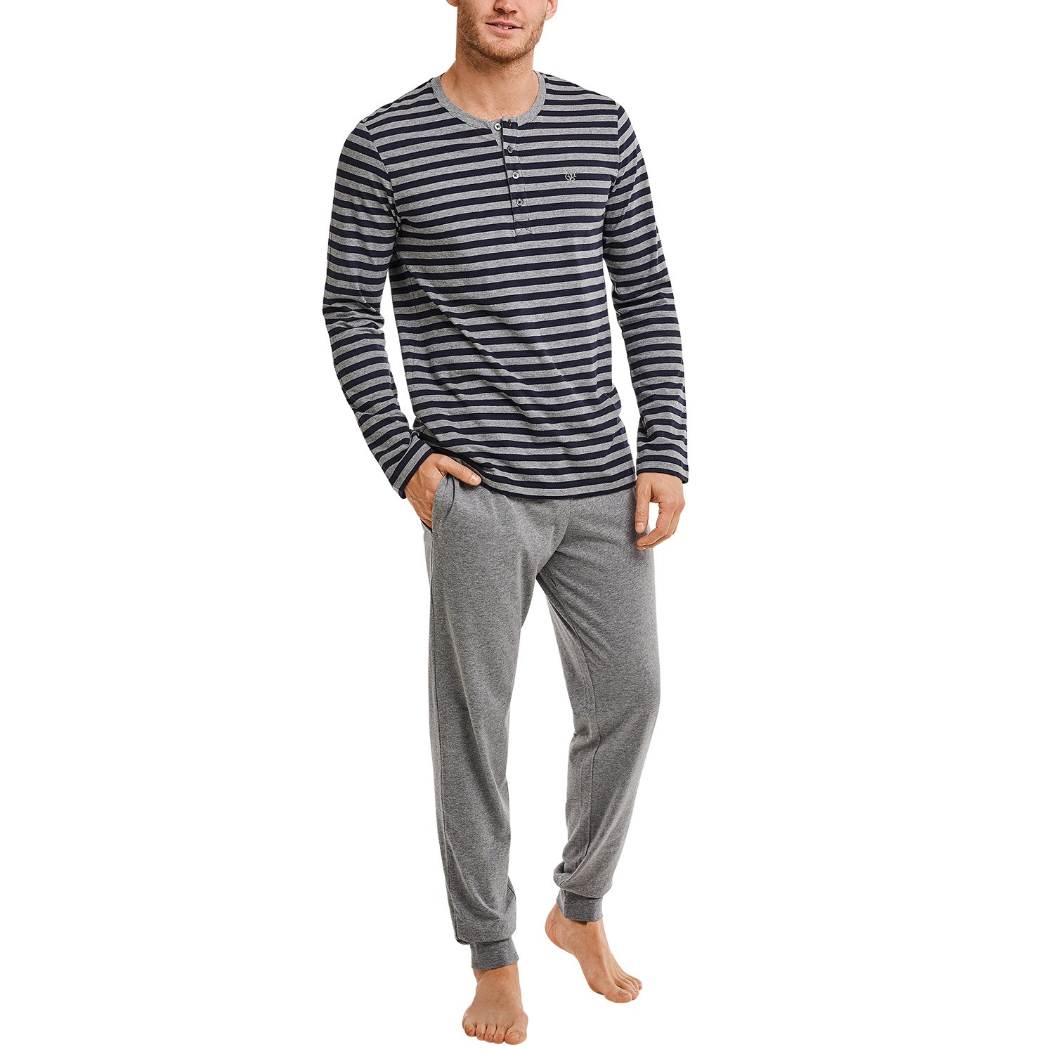 Marc O Polo Loungewear Pyjamas Henley Long Sleeve - Pyjama - Nightwear